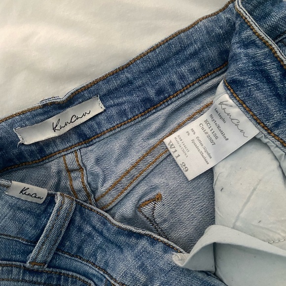 KanCan Ripped Distressed Light Wash Jeans - Size 29 - Picture 5 of 8